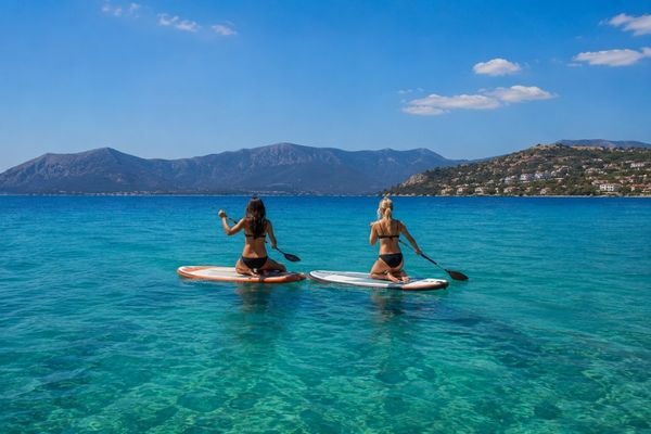 Δραστηριότητες στα καταπράσινα νερά του Πόροτ Ράφτη.